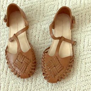 Zara girl tan sandals